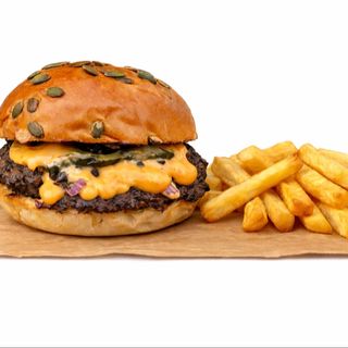 Duble SmashCheeseburger&Fries