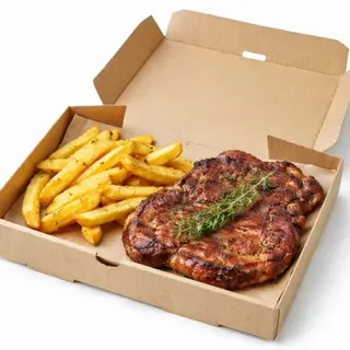 Ceafa de porc marinata la gratar