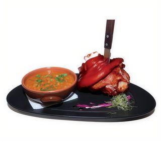 Ciolan afumat cu fasole