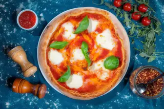Pizza Margherita bufala mare