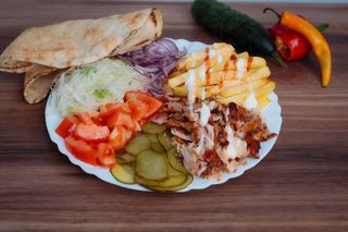 Shaorma de pui la caserola mare