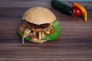 Hamburger vita si porc