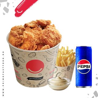 Meniu Galetușă Piept Pui Crispy Medie