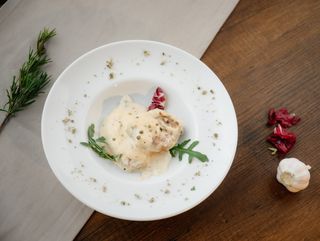 Mușchi de vită în sos de piper verde