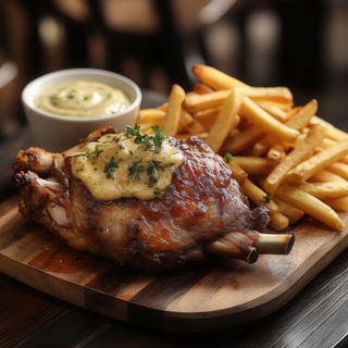 Ciolan de porc la cuptor