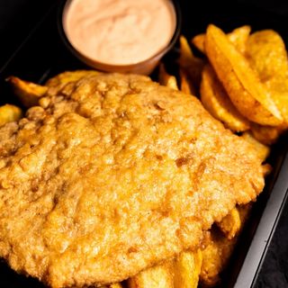 Meniu schnitzel porc