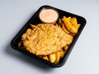 Meniu schnitzel porc