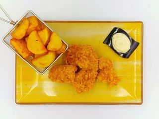 Crispy chicken nuggets
