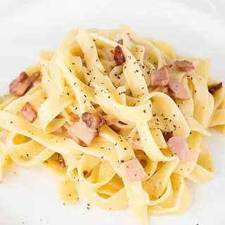 Tagliatelle carbonara