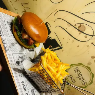 Cheesburger de vita Angus