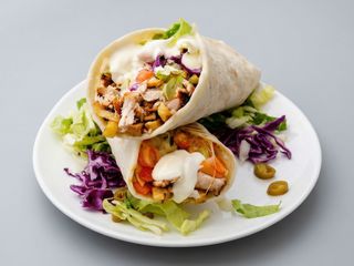 Shaorma cu carne de kebab