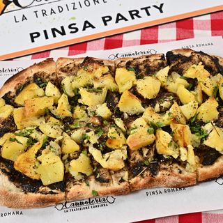 Pinsa trufe si cartofi de post