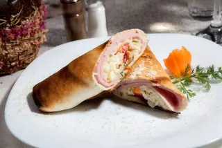 Tortilla cu șuncă