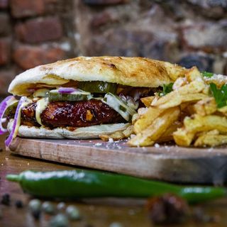 Crispy Chicken BBQ Pizza Buns