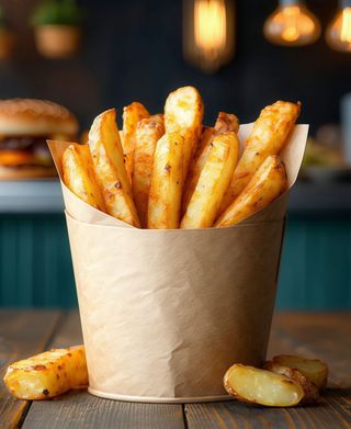 Bucket cartofi aurii în coajă