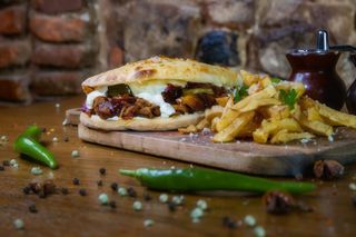 Pulled Pork Pizza Buns