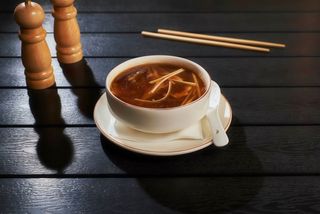 Supă de pui cu bambus