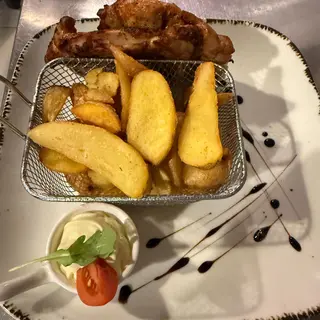 PULPA DE PUI LA GRATAR + GARNITURA380 gr