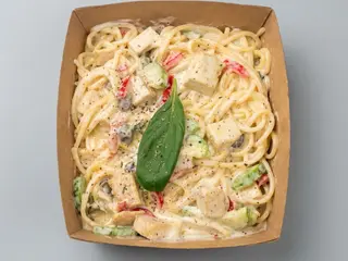 Paste cu Tofu ( optiuni fara gluten, spaghetti si penne)