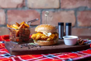 Chicken crispy burger