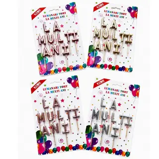 Set lumanari La Multi Ani