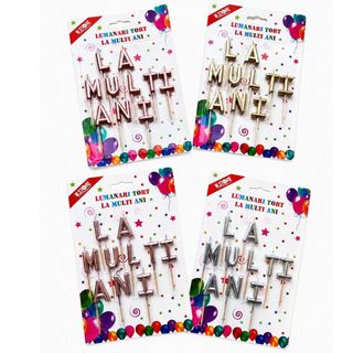 Set lumanari La Multi Ani