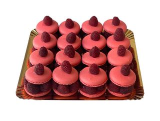 Platou Minimacarons zmeura