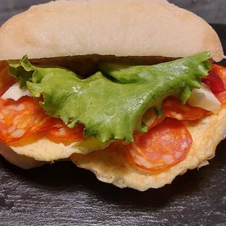 Salame picante& omelette