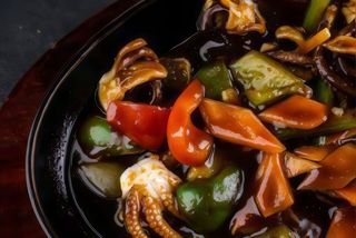 Fructe de mare la plită