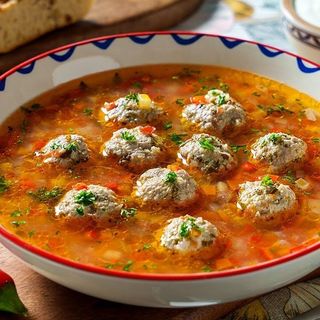 Ciorba perisoare pui