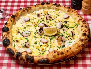 Pizza Tentacoli in Bianco