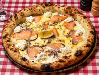 Pizza Salmone e Ricotta