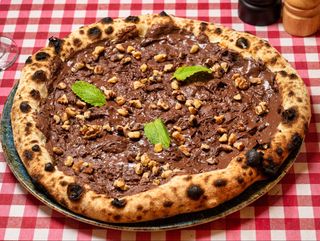 Pizza nutella si mascarpone