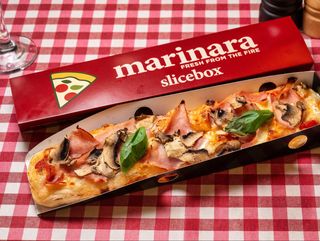 Pizza slice Cotto e Funghi