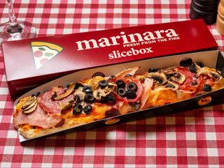 Pizza slice Quattro Stagioni