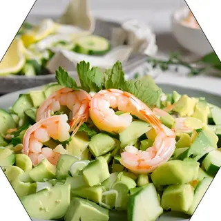 Salata de creveti cu avocado