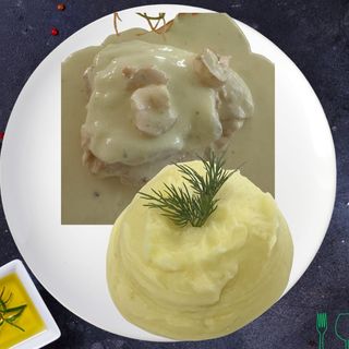 Pollo salmone si creveti 300g