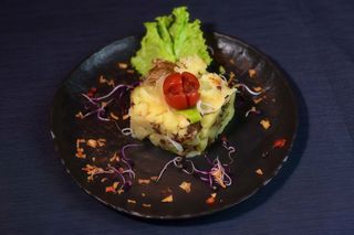 Cartofi zdrobiţi la cuptor