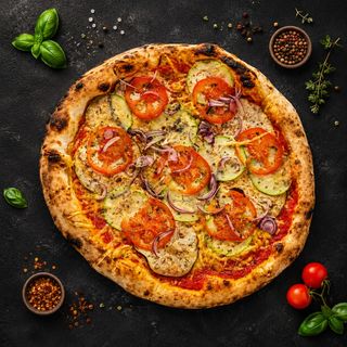 Pizza con verdure 45 cm-de post