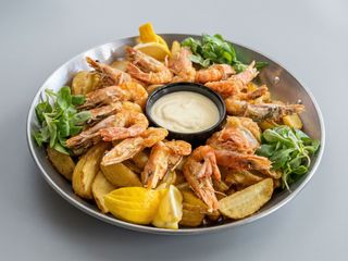 Shrimp and chips Maxi 400/700g 2 persoane