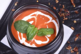 Supă cremă de roșii-de post