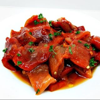 Salată de ardei copți cu ceapă roșie 150g