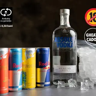 Pachet Absolut Blue&Redbull