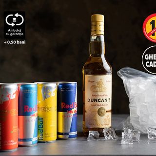 Pachet Duncans Scotch 3YO&RedBull