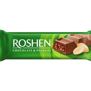 Roshen baton ciocolata arahide 33g