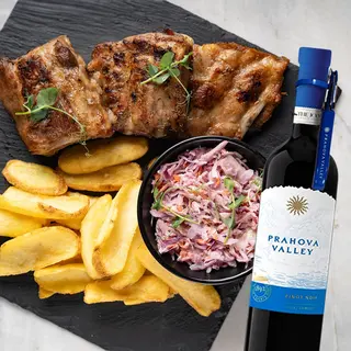 Combo Coaste de porc la gratar