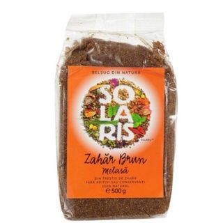 Solaris Zahar Brun Melasa Nerafinat 500g