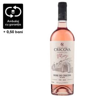 Cricova Vintage Rose SEC 0.75L