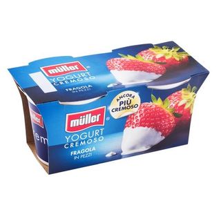 Muller Iaurt cu capsuni 2x125gr