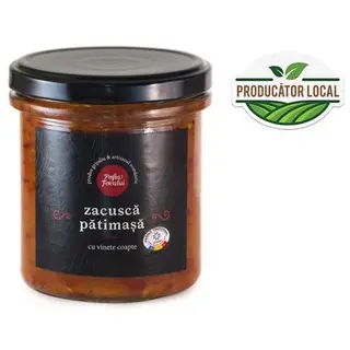 Pofta Focului Zacusca Patimasa cu Vinete Coapte..